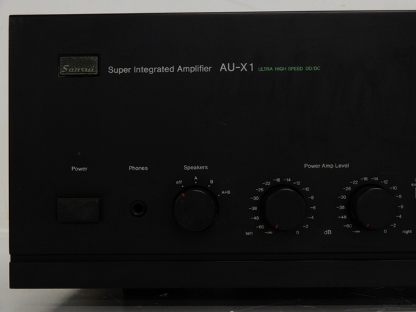ジャンク SANSUI サンスイ AU-X1 プリメインアンプ オーディオ