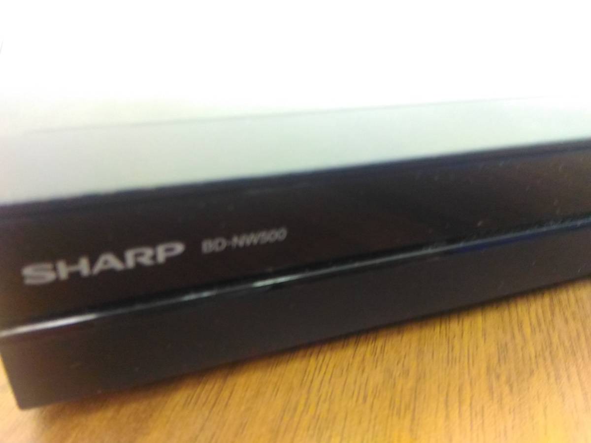 シャープブルーレイレコーダー BD-NW500 16年製 シャープ BD-NW500 