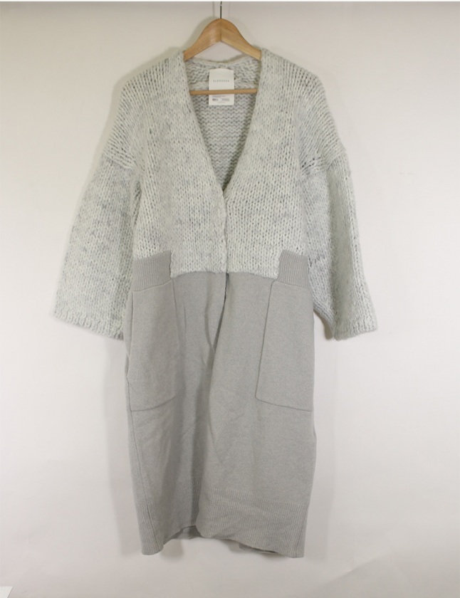 美品 Sybilla 刺繍 カーディガン シルク入れ L 号 ベージュ | Sybilla