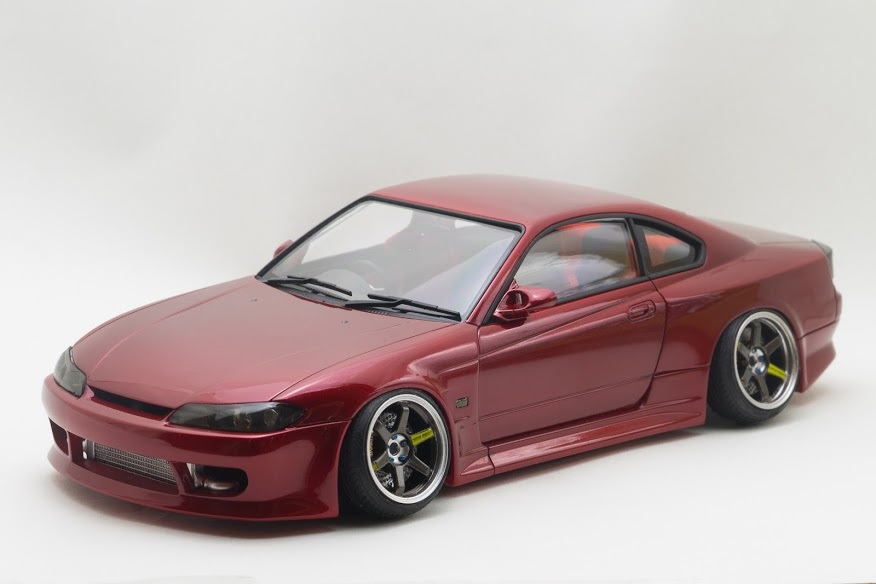 模型・プラモデル 1/24 アオシマ シルビア S15 完成品