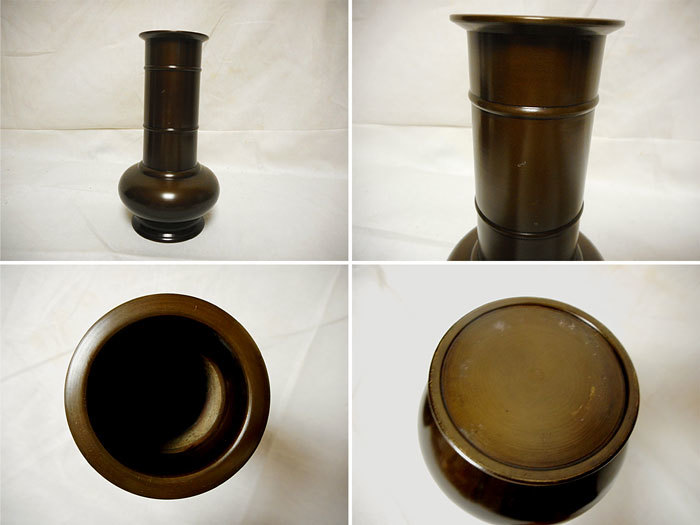 ◇金森浄栄◇唐銅 皆具◇水指 建水 杓立