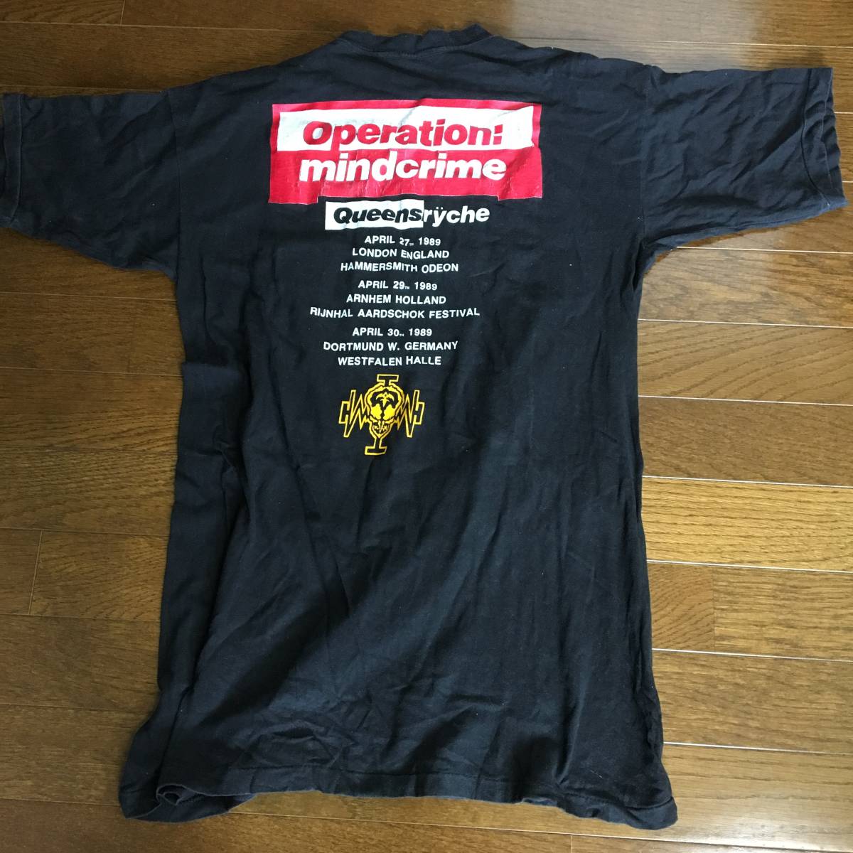 クイーンズライク 1989年 ビンテージ バンドTシャツ ／Queensryche