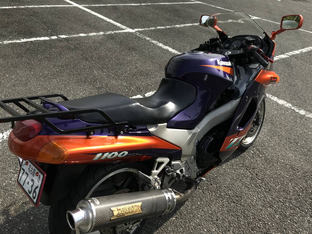 ○ZZR1100 D型 希少 歌舞伎カラー!! ETC装備 カスタム多数!! 車検付