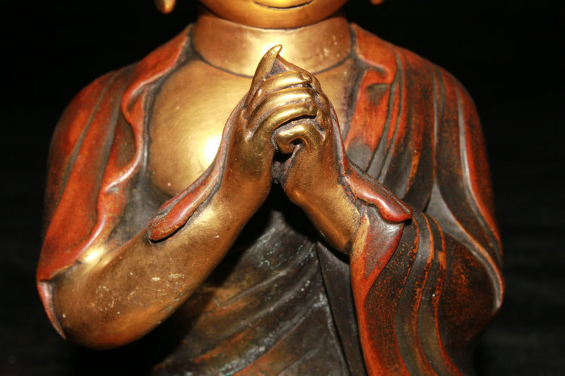 貴重 密宗密教 紫銅製 古仏像 大珍品 年代物 銅製金鍍 希少唐物 稀少 時代唐 館蔵品 極上品 騎獣仏像 館蔵佳品 公式通販 大日如来像