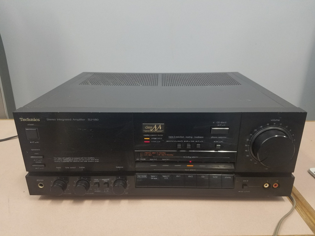 テクニクス Technics プリメインアンプ アンプ SU-V80 230W 中古品