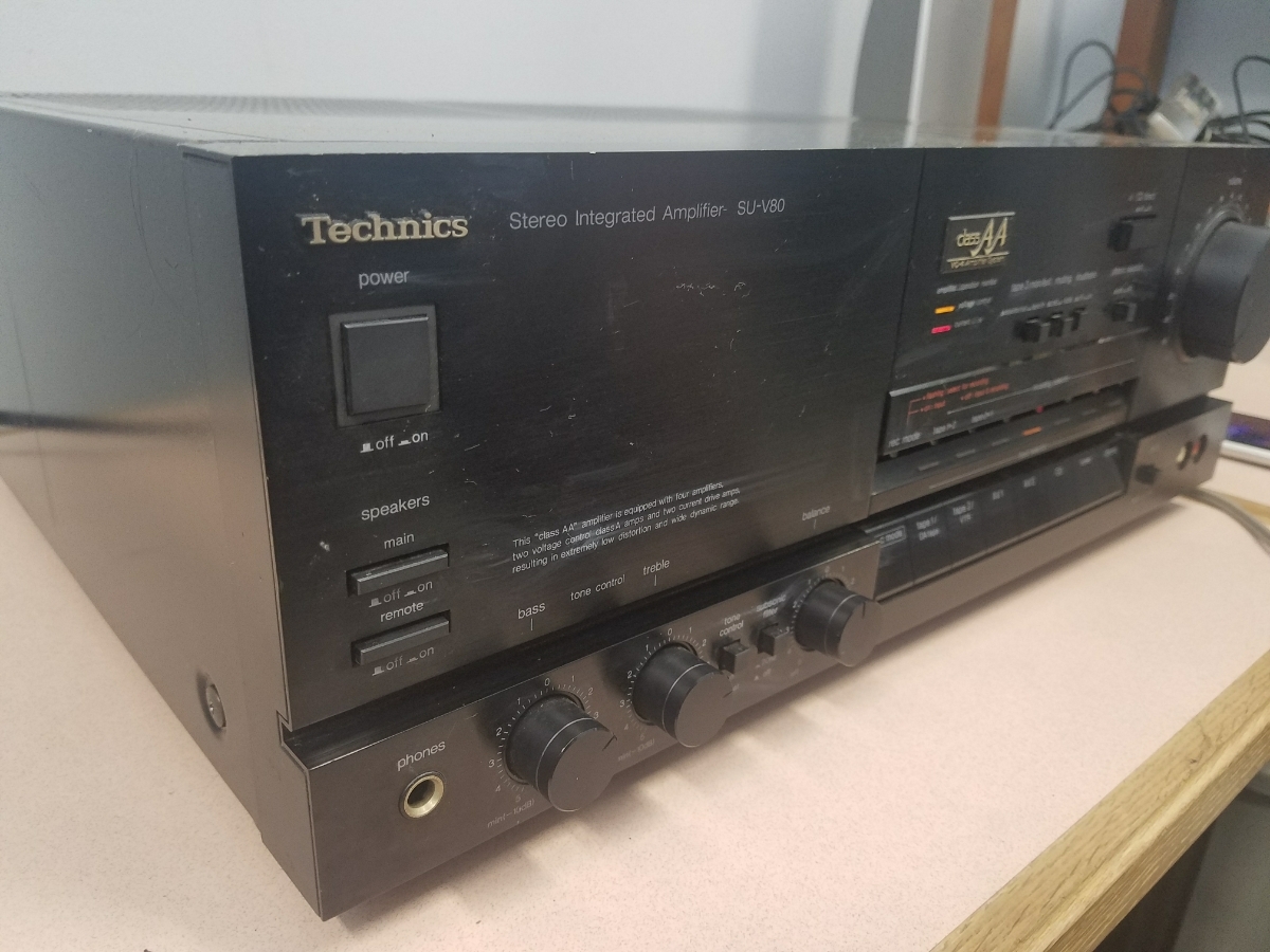 テクニクス Technics プリメインアンプ アンプ SU-V80 230W 中古品
