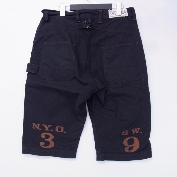 FREEWHEELERS/フリーホイーラーズ UNION SPECIAL OVERALL ダック ナンバリング ペインター ハーフパンツ 32 /UP8
