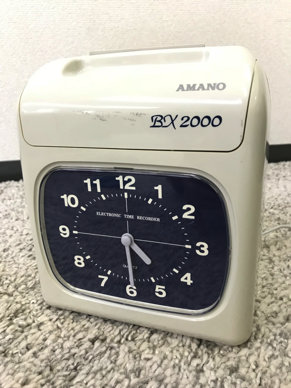 Amano タイムカード機械 AMANO タイムレコーダー MX-300 中古 時間管理