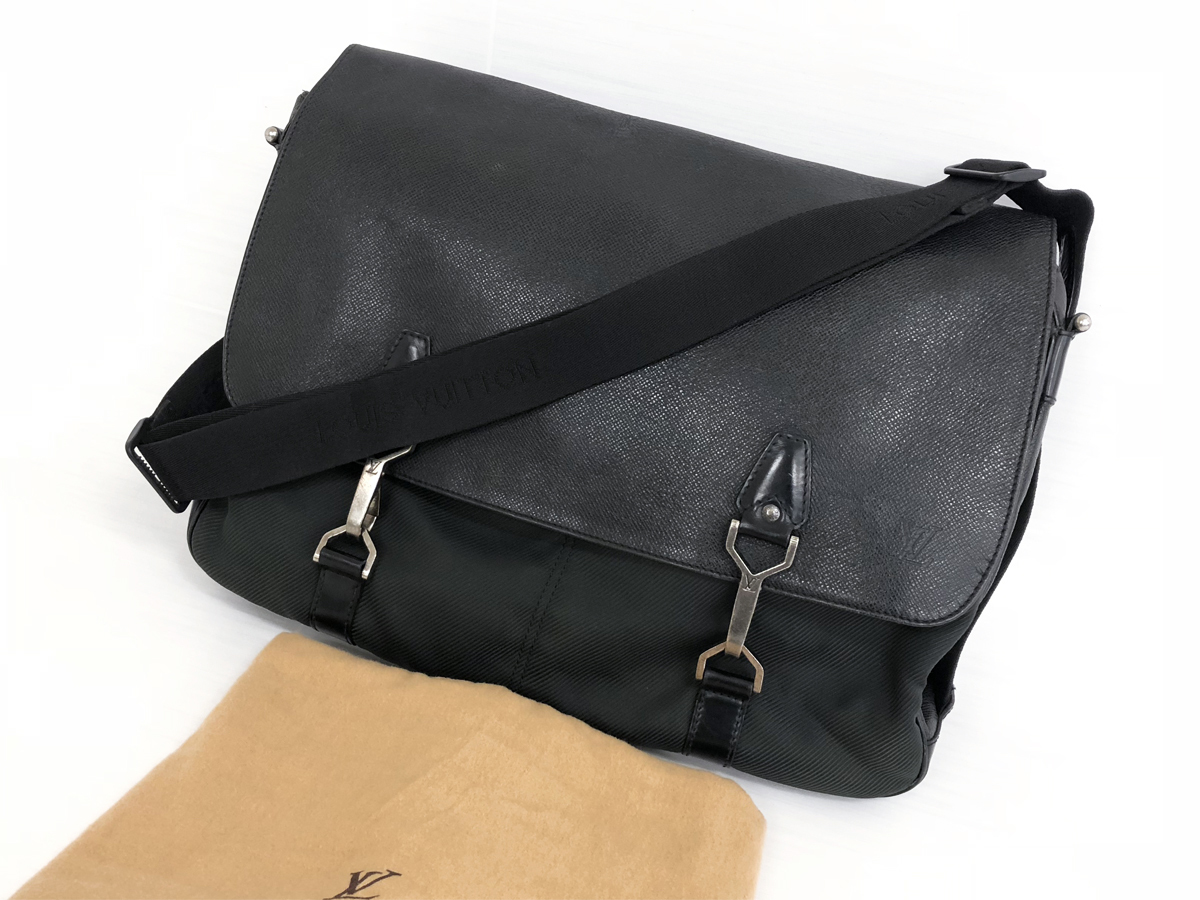 LOUIS VUITTON タイガ デルスー ショルダー メッセンジャーバッグ ルイヴィトン デルスー タイガ LOUIS ショルダーバッグ VUITTON
