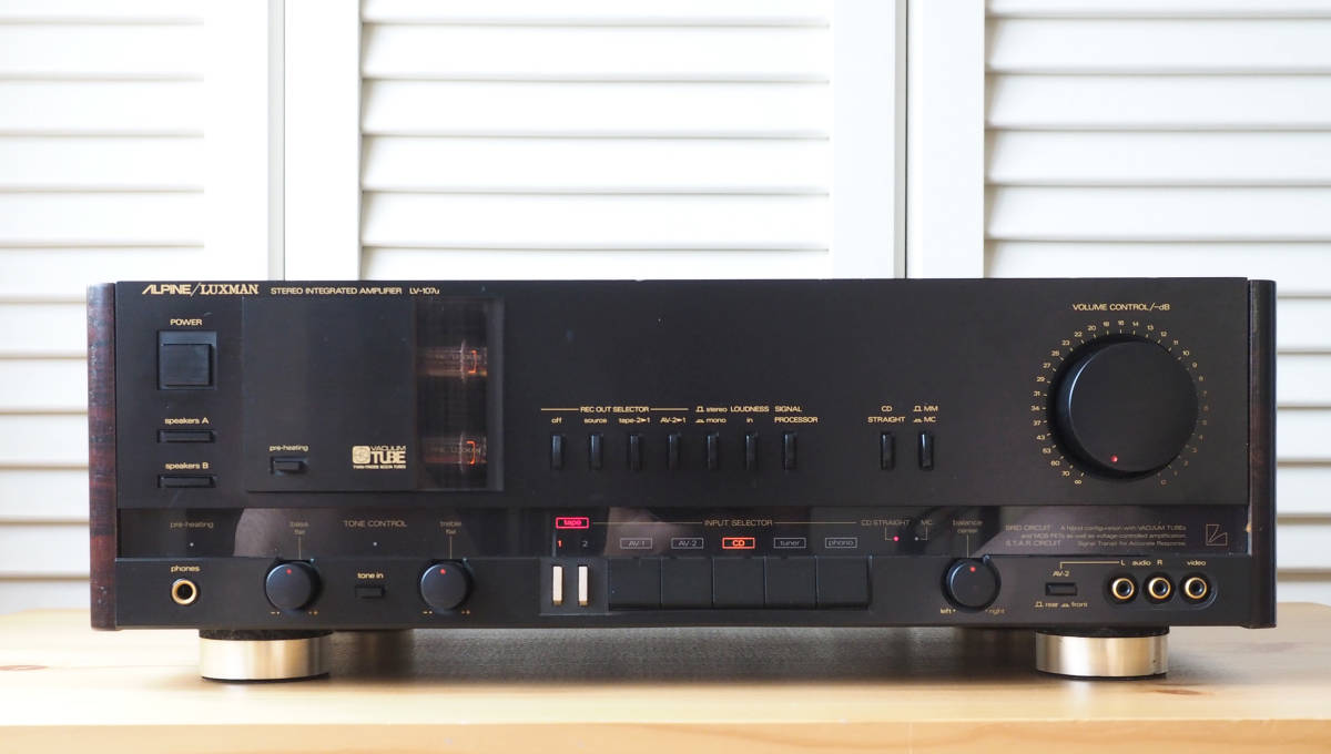 ALPINE/LUXMAN LV-107U ジャンク扱い ♪ALPINE⁄LUXMAN LV-107u