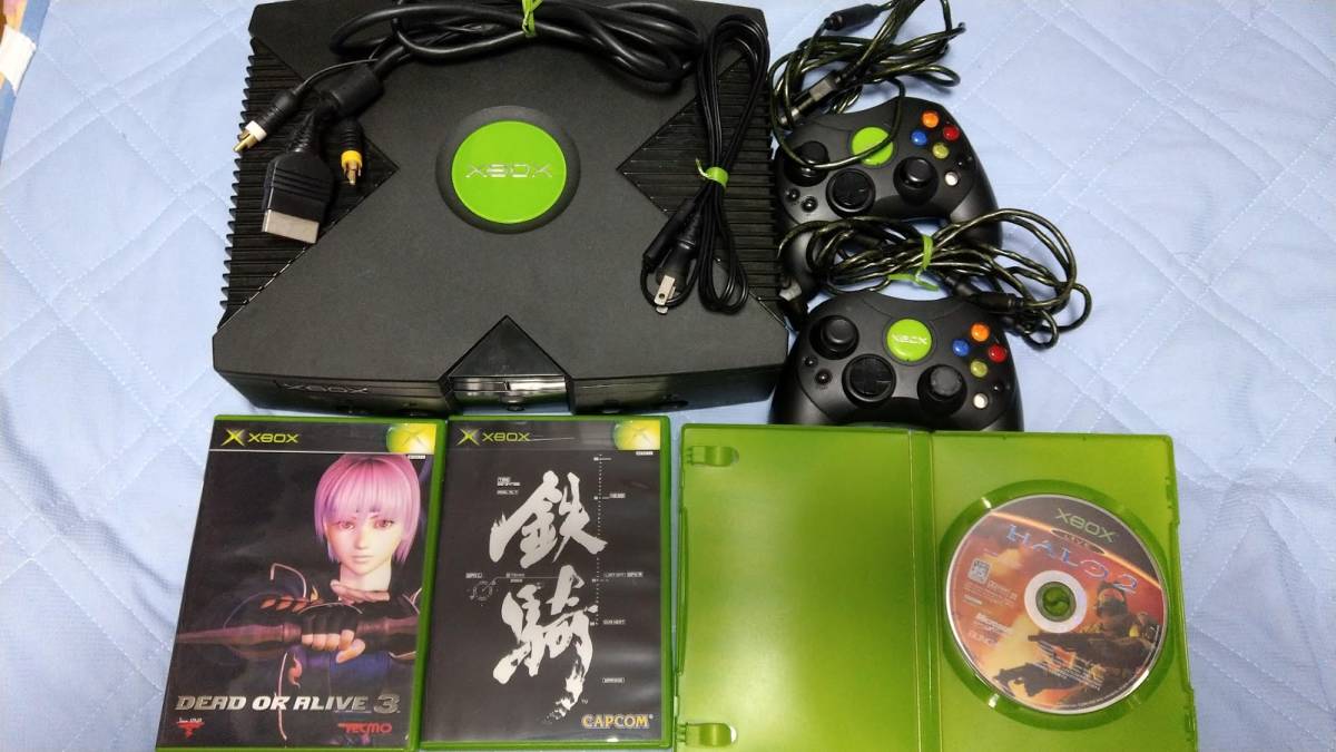 XBOX EvoX導入 HDD400G換装 CoinOPS8 ソフト、コントローラー2個付き