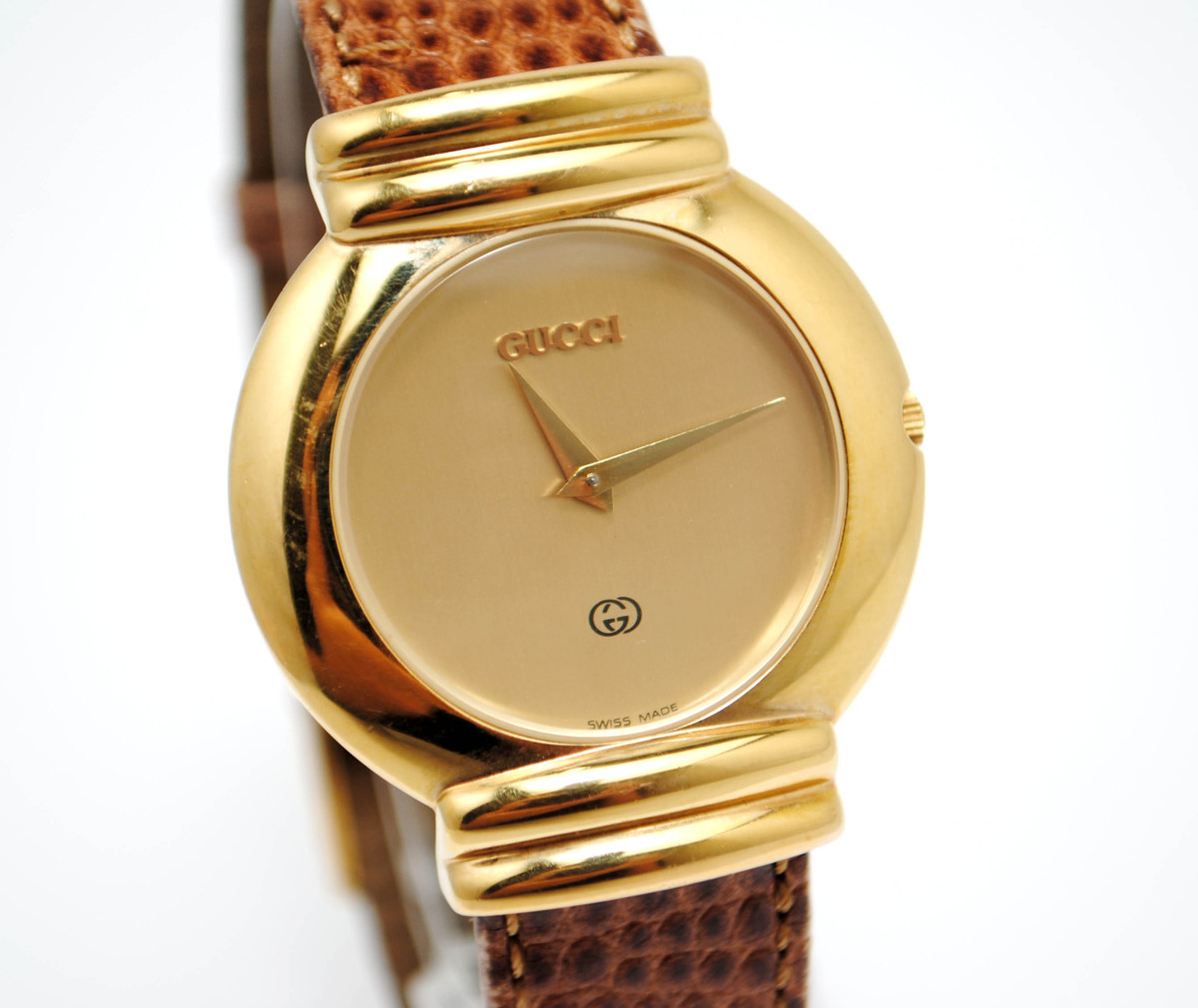 nanahachiya】GUCCI グッチ 5300M ゴールド シャンパン文字盤 メンズ