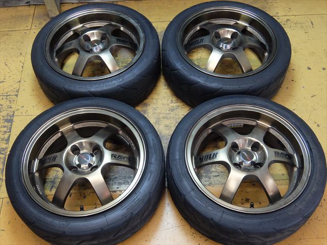 再出品 RAYSレイズ VolkRacingボルクレーシング TE37 CUP 15インチ 6.5 