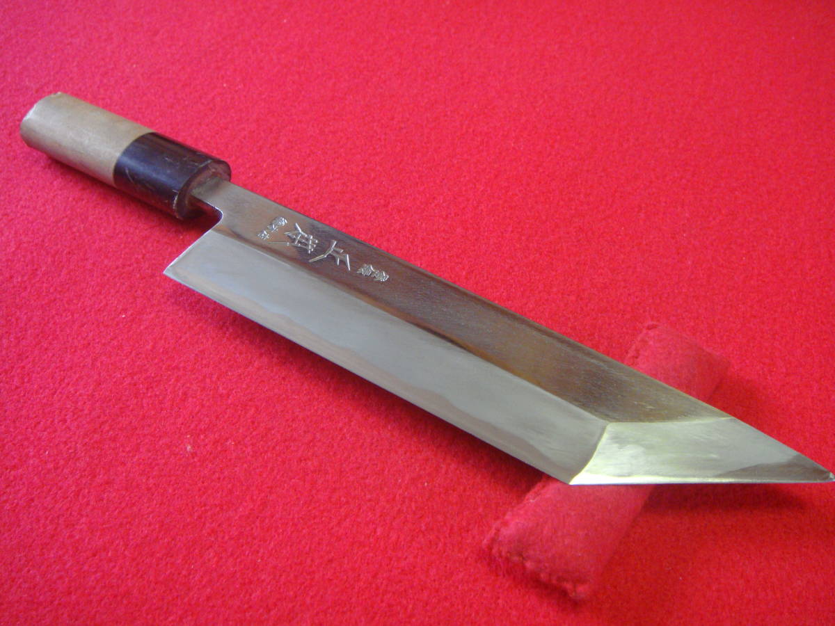 鰻包丁／送料無料】☆正本総本店 職人向 刃渡18.3㌢☆中古 Yahoo