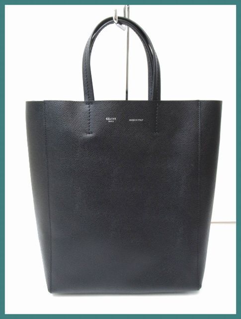 【人気定番，豊富な】 CELINE/セリーヌ バーティカルカバスモール 2WAYトートバッグ ブラック/カーフレザー/布製保管袋 タグ付き＃03581008(トートバッグ)｜売買されたオークション情報、yahooの商品情報をアーカイブ かばん、バッグ