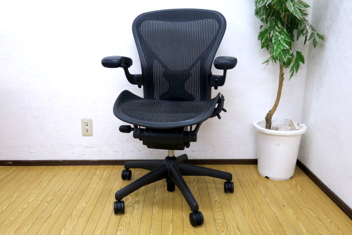 ◎美品 Herman Miller ハーマンミラー アーロンチェア Bサイズ フル 