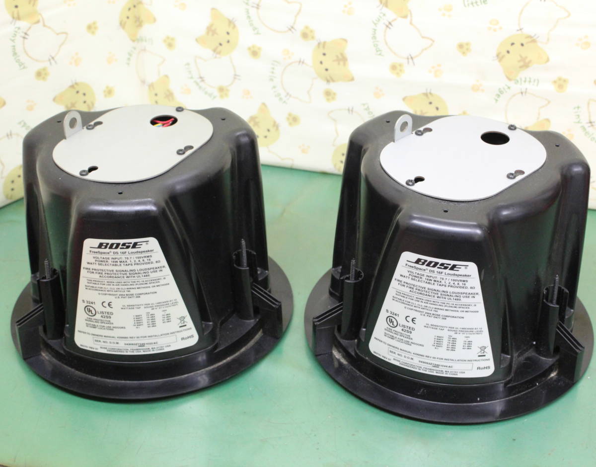 BOSE FreeSpace DS16F 天井埋込スピーカー 2台セット 中古 天井埋め込み型*BOSE FreeSpace DS16F 2個セット*中古* BOSE FreeSpace DS