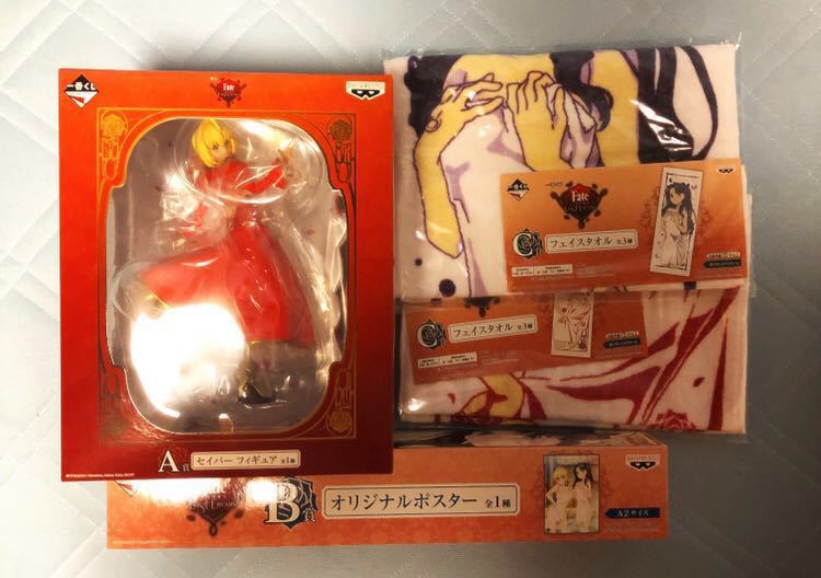 新品]一番くじ Fate EXTRA Last Encore A賞 B賞 C賞2個 見よ！これが一