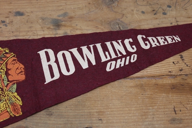 Pennant Ohio | Etsy - Canvas ビンテージ Green Script Vintage