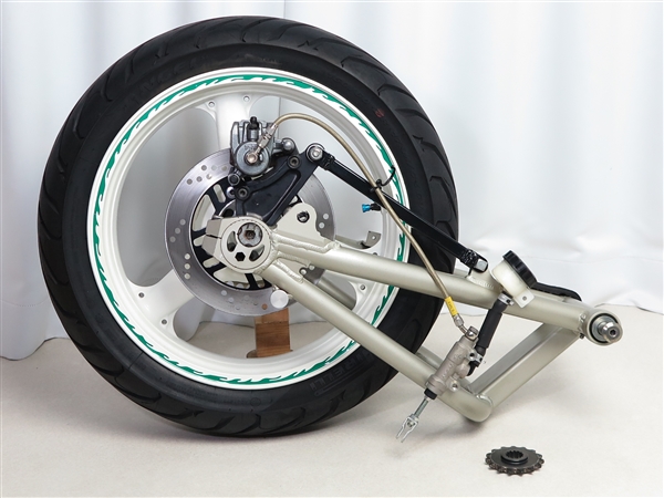 スイングアーム カワサキ ホイール☆ZR400C ヤマモトレーシング製 1998 