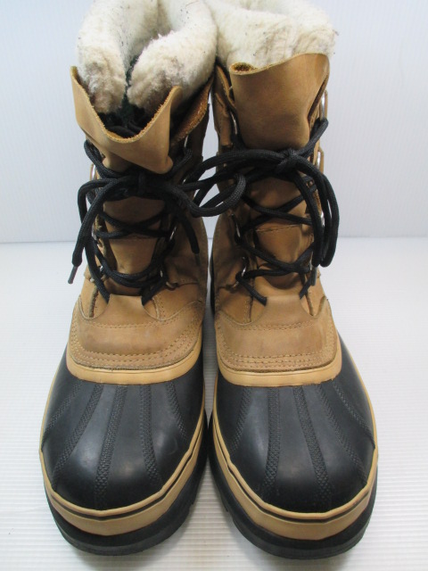 SOREL ソレル カリブー ソレル:25.0cm:スノーブーツ:茶:カリブー