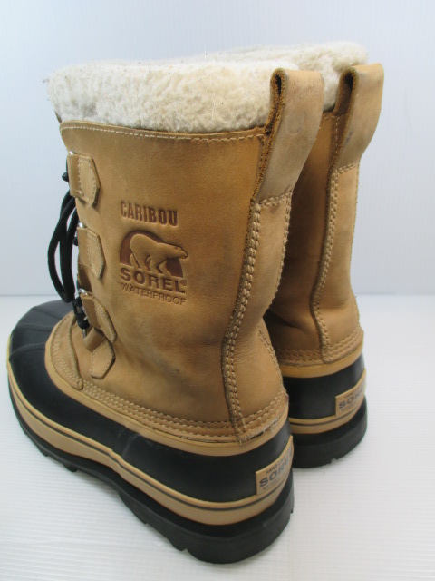 SOREL ソレル カリブー ソレル:25.0cm:スノーブーツ:茶:カリブー