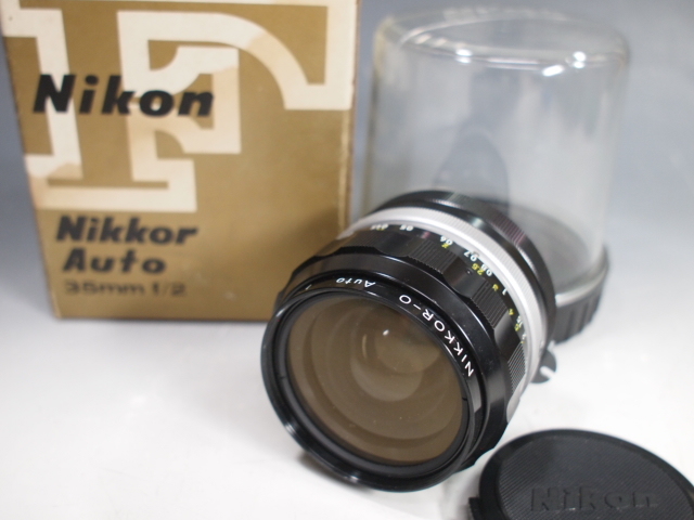 最新作，お得 Nikon レンズ NIKKOR-Q Auto 1:2 f=35mm 元箱 説明書付属 ニコン(ニコン)｜売買されたオークション情報、yahooの商品情報をアーカイブ公開 - オークファン ニコン