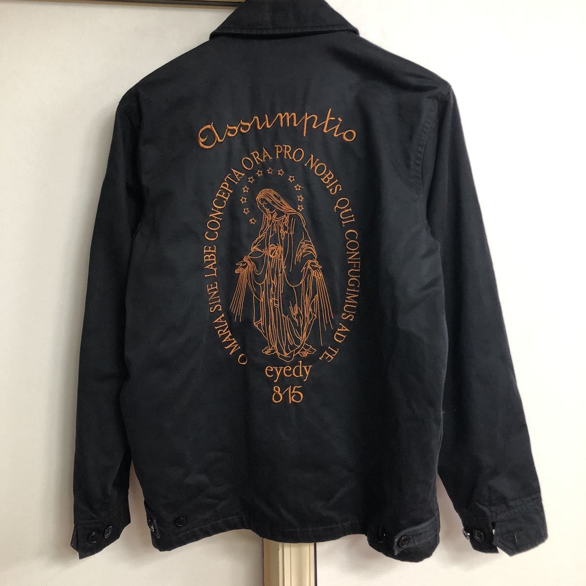 【大得価，人気】 eyedy ジャケット L マリア刺繍 ジャケット ドリズラージャケット アイディー(Lサイズ)｜売買されたオークション情報、yahooの商品情報をアーカイブ公開 - オークファン ジャンパー、ブルゾン一般