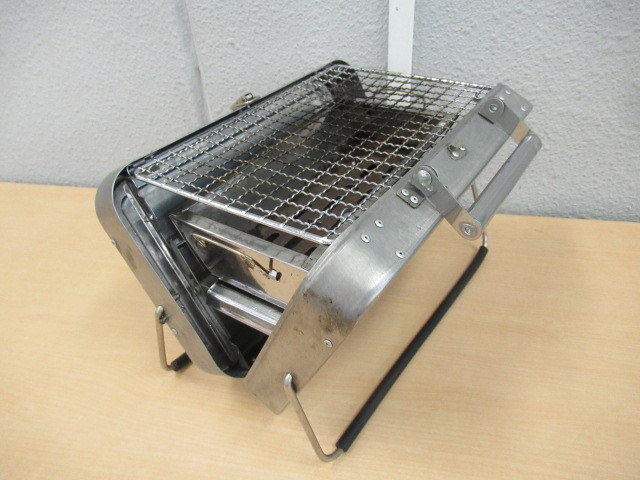 Coleman フォールディングテーブルトップステンレスグリル 170-9308 キャンプ 焚き火台/グリル 6476001