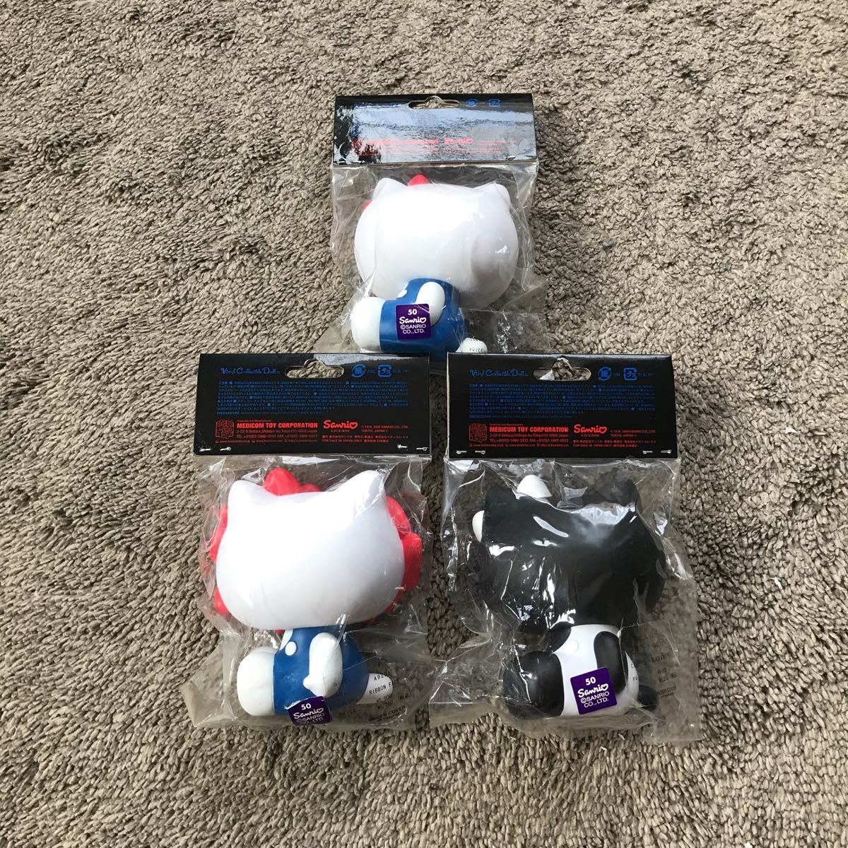 新品 未開封 3体セット UNDERCOVER HELLO KITTY アンダーカバー ハロー 