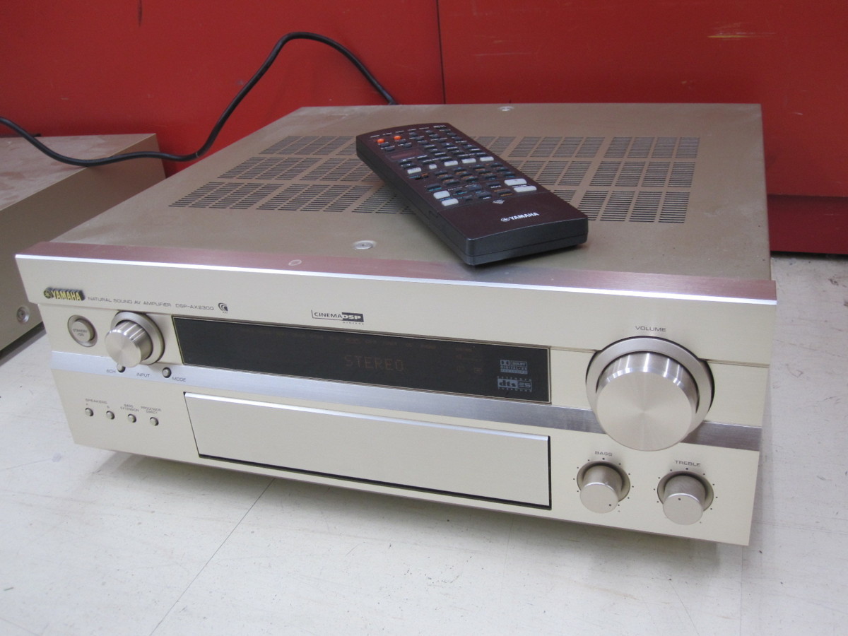 リモコン付き◇YAMAHA【ヤマハ AVアンプ DSP-AX2300】通電確認のみ
