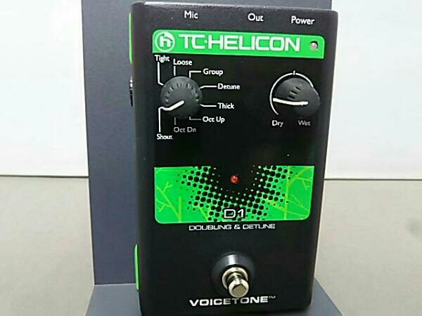 TC-HELICON 「VOICETONE D1」 ボーカルエフェクター ダブリング