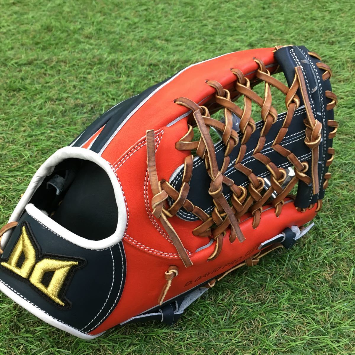 DAVID 軟式 (ダビド) 軟式グローブ SHOCK イエロー×ブラック 野球