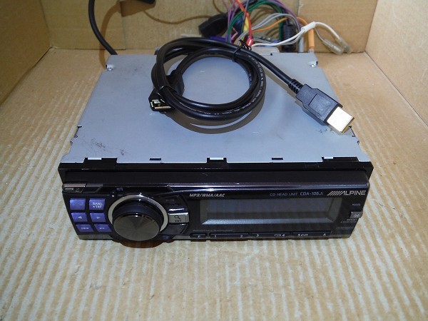 アルパイン CDA -106Ji MP3 USB