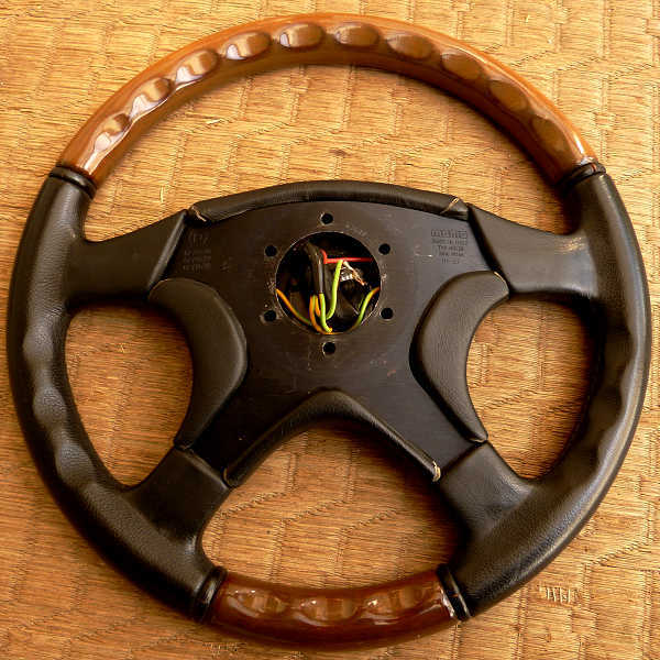 MOMO OLYMPIC 3 Steering Wheel 360mm Wood & Leather Vintage