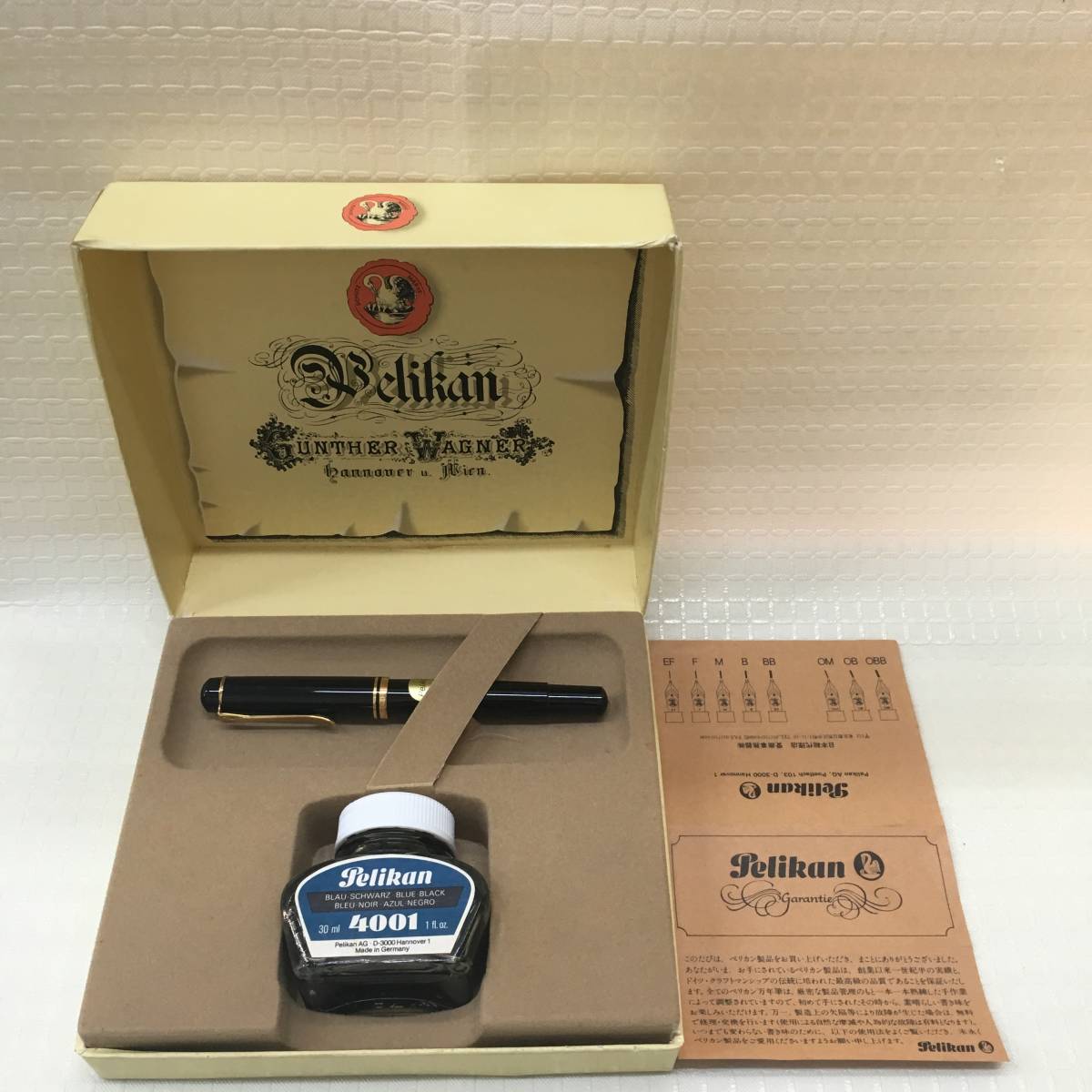 未使用ペリカン 万年筆 AG・D-3000 Hannover 1 文房具 M ペリカン