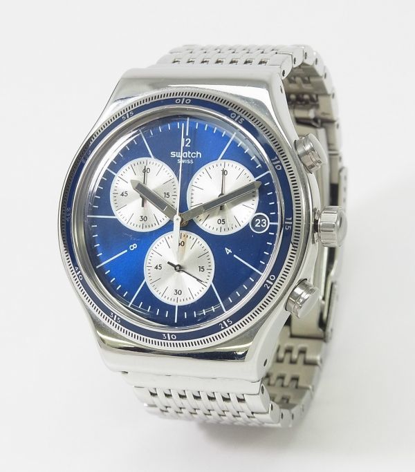 【新作登場，人気SALE】 M9278 スウォッチ/Swatch アイロニー/IRONY/ウェールズ/WALES/クロノグラフ/腕時計/クォーツ(IRONY)｜売買されたオークション情報、yahooの商品情報をアーカイブ公開 - オークファン IRONY