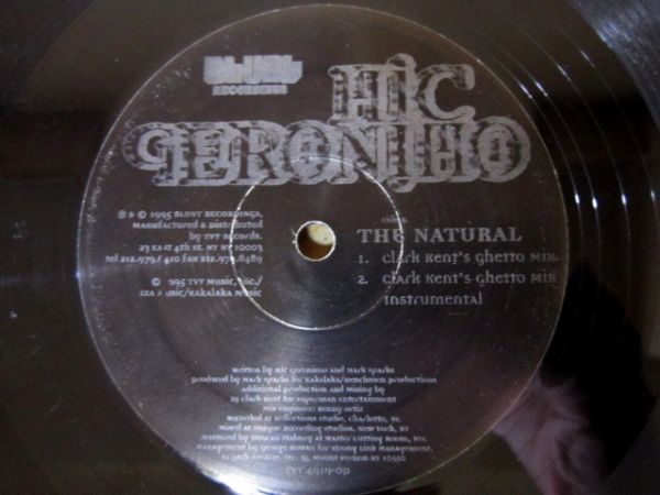 US PROMO ONLY/ステッカー付き/MIC GERONIMO - THE NATURAL (CLARK
