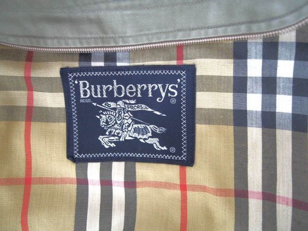 r3_5811A BURBERRY バーバリー 裏地チェック ステンカラーコート