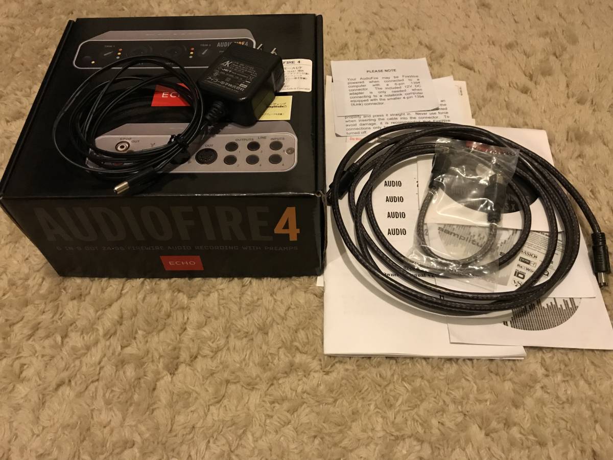 Echo AudioFire 4 オーディオインターフェイス