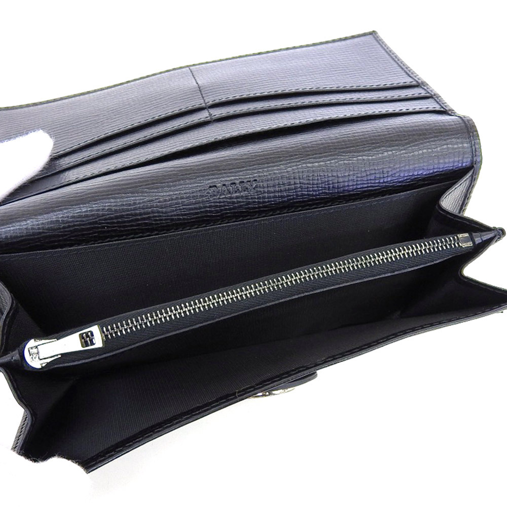 未使用 バリー BALLY ロゴ金具 レザー 長財布 ファッション 長財布