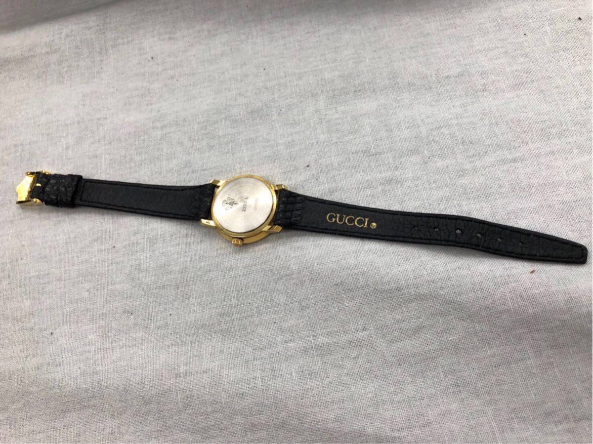 ☆【1円スタート】GUCCI 7700L グッチ 腕時計 ブラック文字盤 