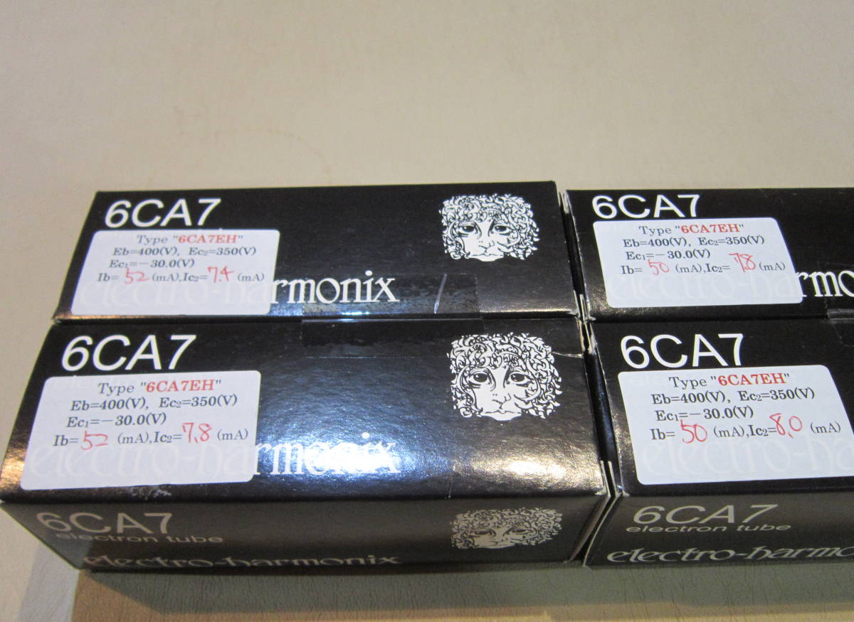 electro-harmonix エレクトロハーモニクス 6CA7 新品未使用 2ペア