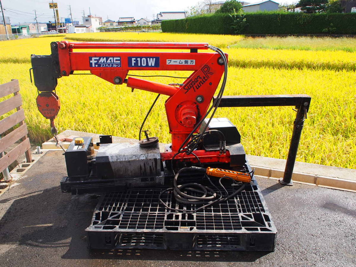 F.MAC CRANE エフマック クレーン F10W 12V 簡易クレーン 荷重930kg 