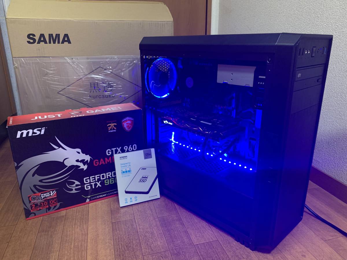 MSI GTX 960 搭載 デスクトップPC 本体 ◇新品SSD搭載ゲーミングPC/core i7 3.40GHz×4コア8スレッド/msi