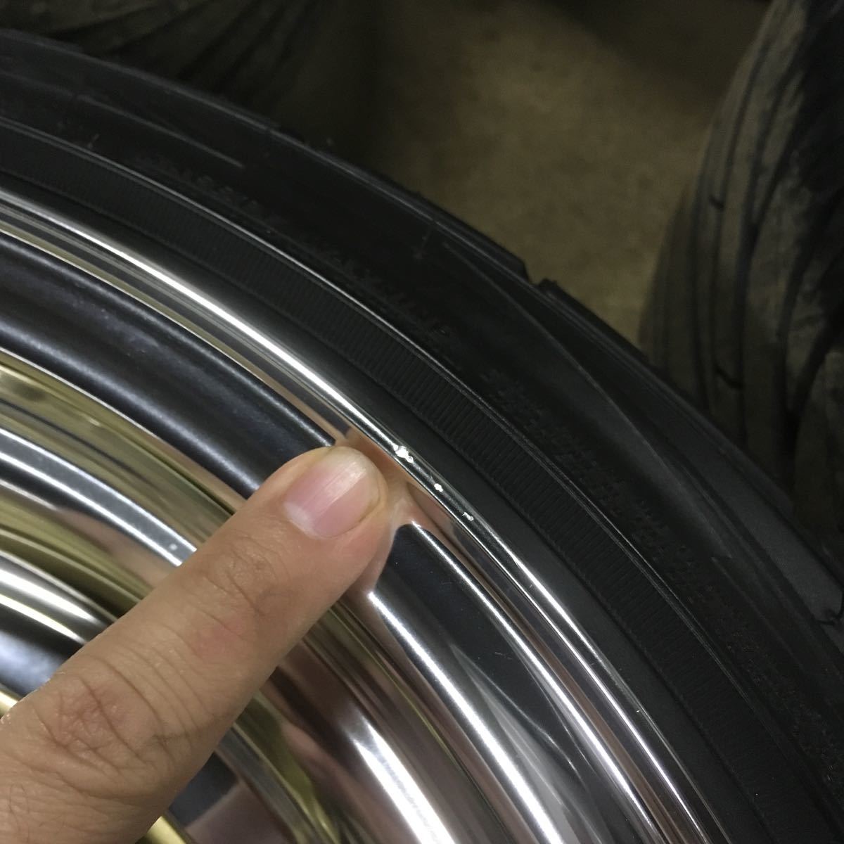 WORK EQUIP 03 8.5J 114.3 深リム - ②千円スタート 深リム WORK equip 