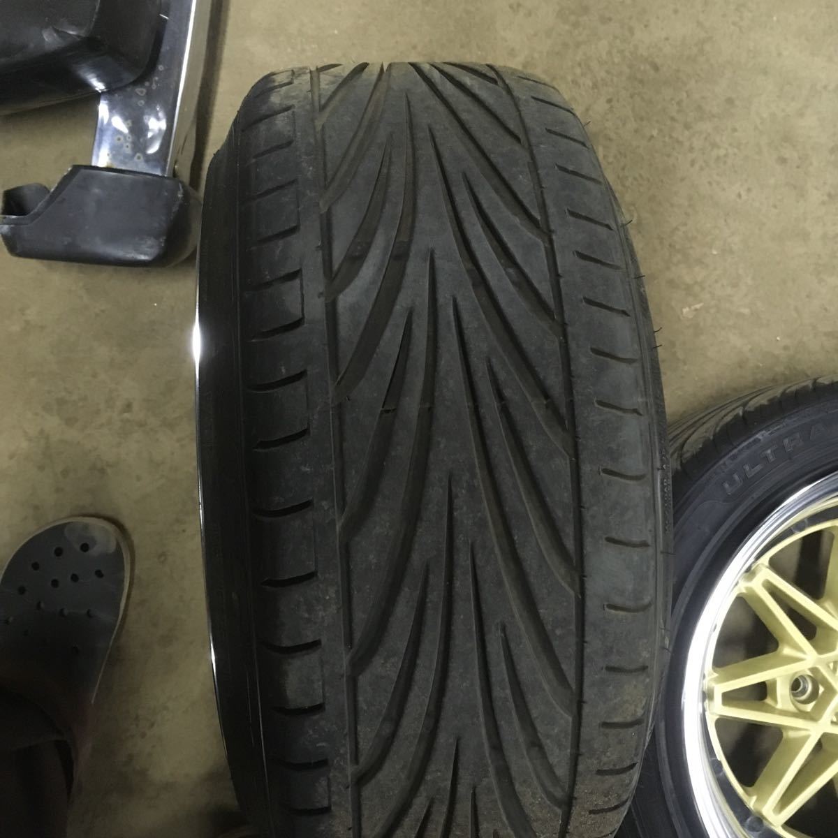 WORK EQUIP 03 8.5J 114.3 深リム - ②千円スタート 深リム WORK equip 