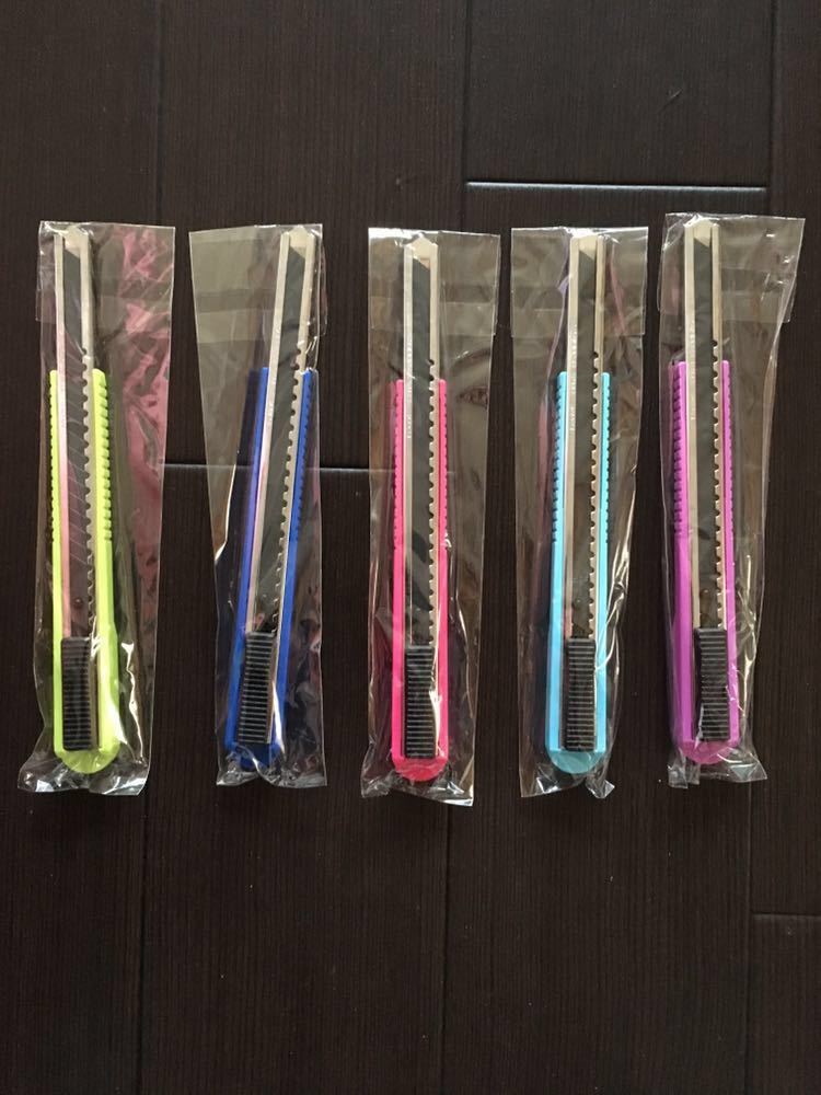 非売品オルファカッター ロング小 5色セット 非売品OLFAカッターナイフ