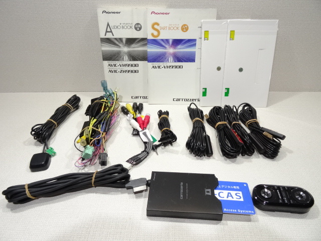 A)車載走行確認☆17年☆サイバーナビ☆AVIC-VH9900☆スライドギヤ新品☆フルセグ☆地デジ内蔵4×4☆アンテナ線、フイルム新品☆オービス☆