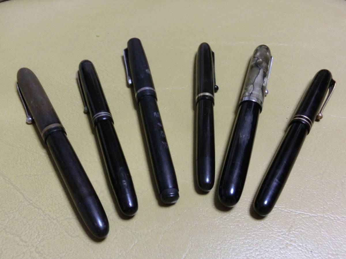 ★ヴィンテージ パイロット WARRANTED ワランテッド/万年筆・14KARAT/PEN ペン先14K 金 昭和 レトロ 6 点セット★９－２８－６点－